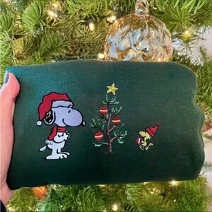 Embroidered Christmas Sweatshirt